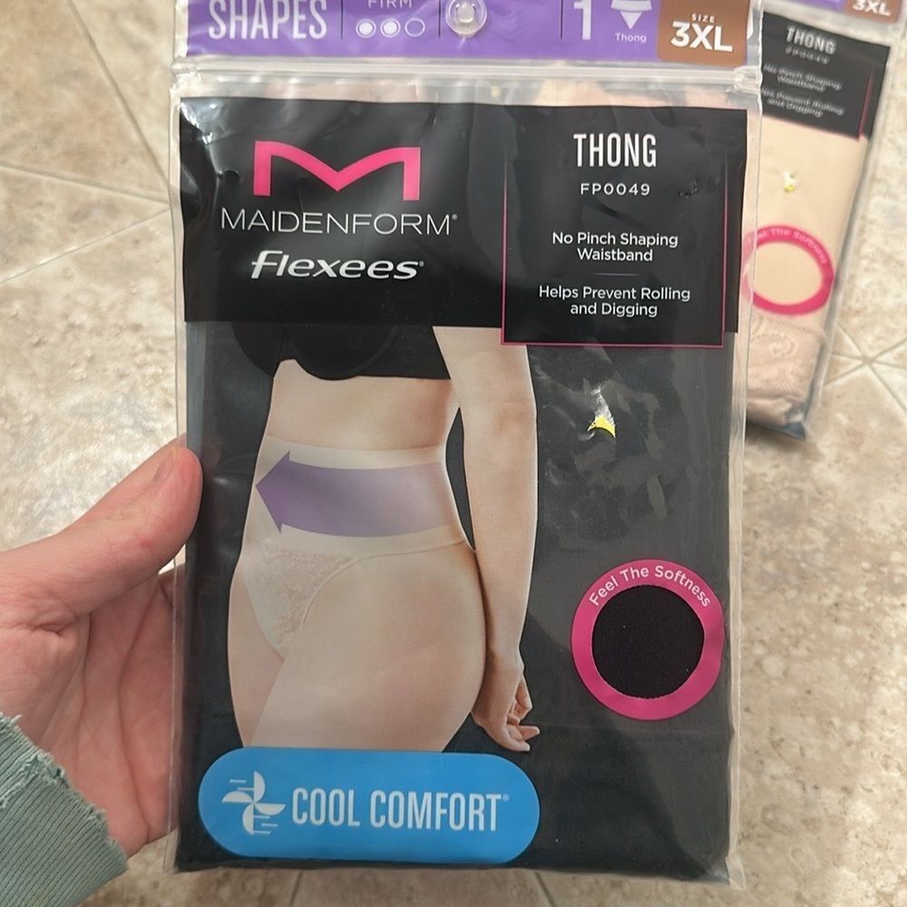 Maidenform Flexees Thong Shapewear Set - Picture 2 of 5